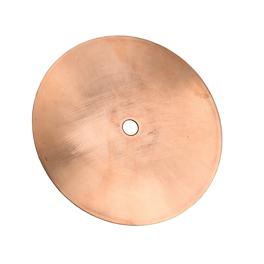 6 Inch Hole Diameter 12.7MM Copper Laps Gems Polishing Copper Disc Polishing Grinding Disc Gemstone Final Polish Disk