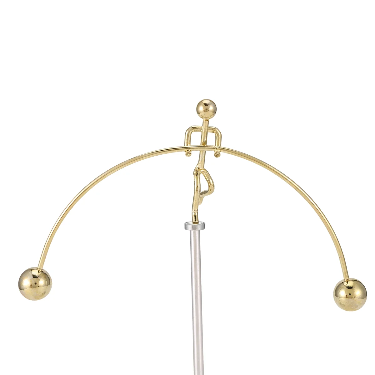 Qualitative Steel Physics Toy Kinetic Art Balance Toy Balancing Decompressive Science Psychology Office Toy for Desk Decor Gold
