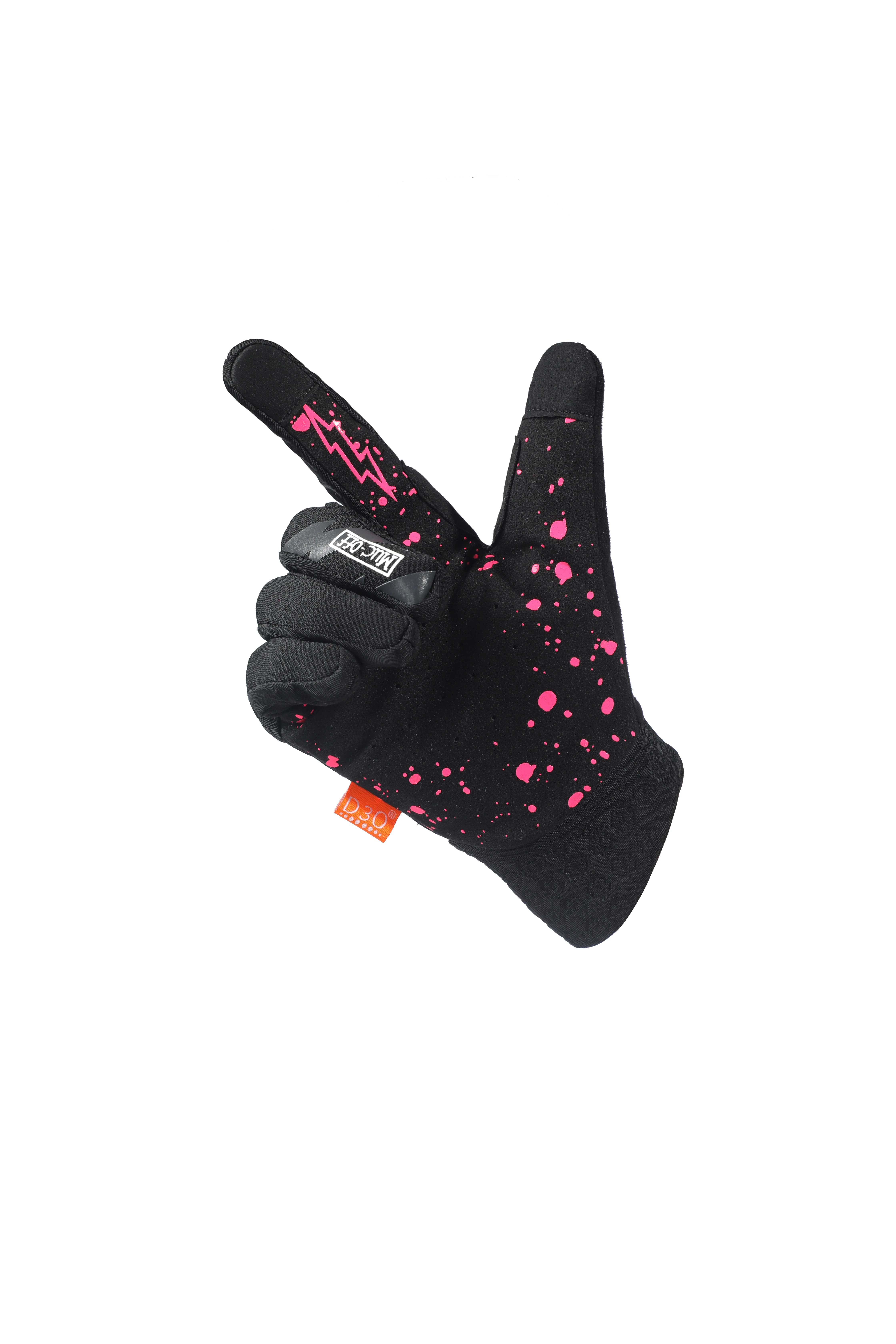 Muc off Bicycle D30 Rock graffiti  Comfortable, Anti Slip Touch Screen Sensitive, Durable, Riding Long Finger Gloves