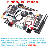 NEW Pixhawk White Shell PIX 2.4.8 M10 32 Bit Flight Controller Autopilot with 4G SD Safety Switch Buzzer PPM I2C RC Quadcopter