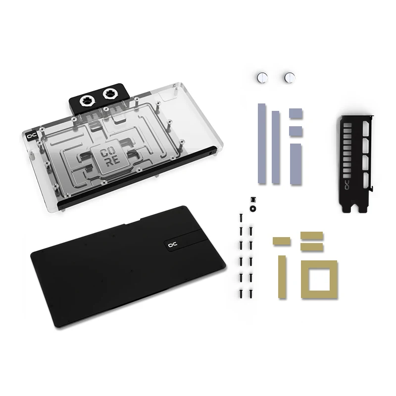 Alphacool Core GPU Water Block For Zotac Gaming GeForce RTX 5070 Ti,5080 AMP Extreme Infinity,Solid OC Card Cooler With Backplat