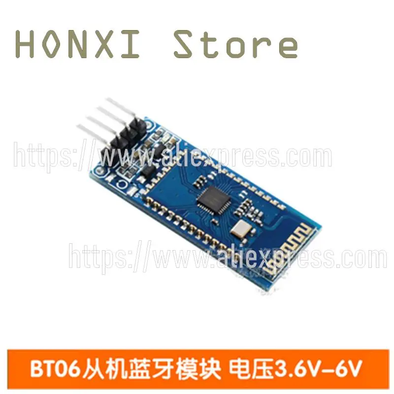 1PCS BT06 bluetooth serial port module wireless passthrough data of 51 single-chip microcomputer compatible with HC-06