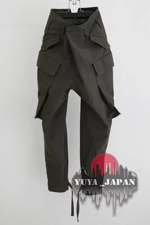 27-44 2026 Dj Costume Ds Men's Clothing Fashion Hair Stylist Big Pocket Overalls Casual Harem Pants Plus Size Singer Costumes