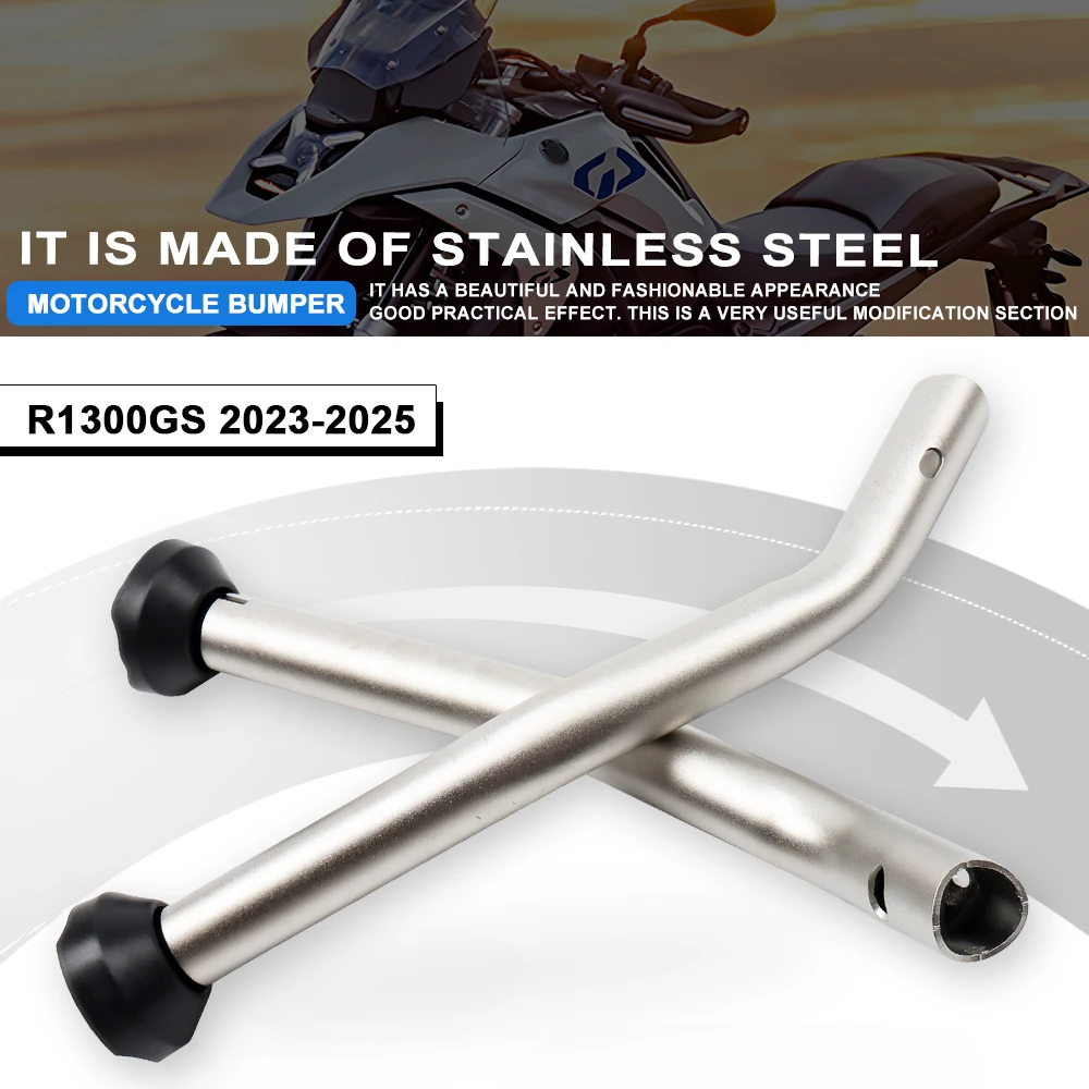

Аксессуары R 1300 GS 2025 Укрепляющая стойка для оригинального двигателя, подходит для R1300GS GS1300 2023-2024 304, нержавеющая сталь, серебро
