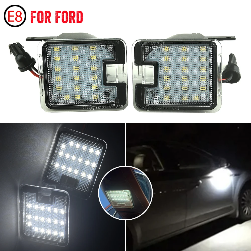 

For Ford Kuga MK2 2012-2020 Canbus LED Under Mirror Puddle Light Car Side Mirror Light Auto Lamp