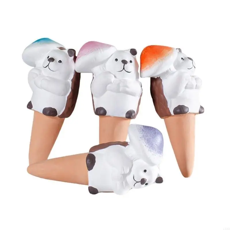 

4pieces Cartoon Hedgehog Watering Plant Watering Lamps Watering Globes Watering Device for Yard Plant C5AD