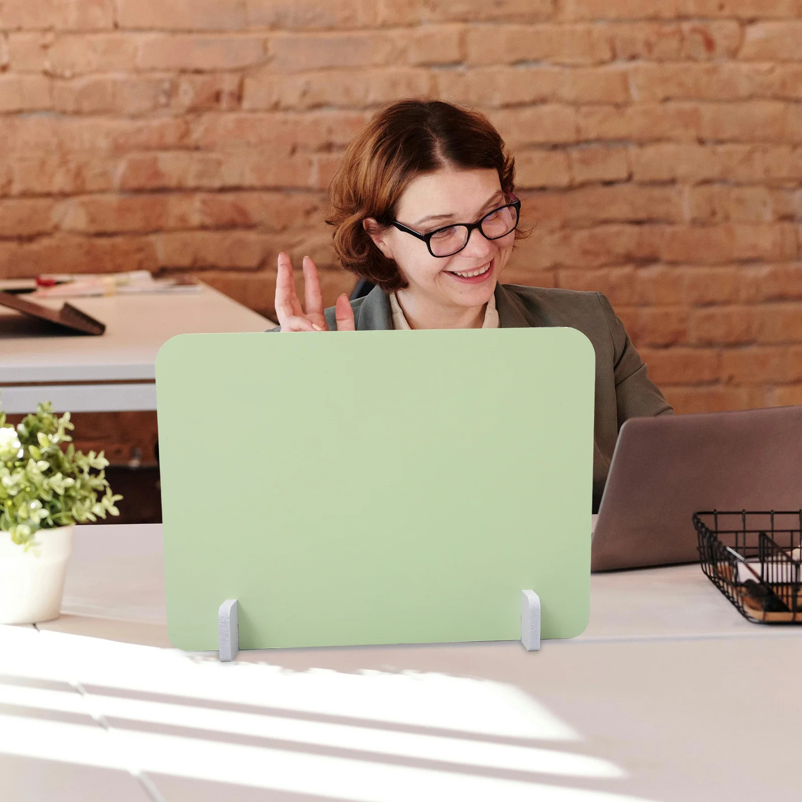 1 مجموعة سطح المكتب مقسم مجلس العطس لوحة الحرس لمكتب كونترتوب الطلاب حاجز الخصوصية الذاتي الدائمة القابلة للإزالة درع مكتب #3