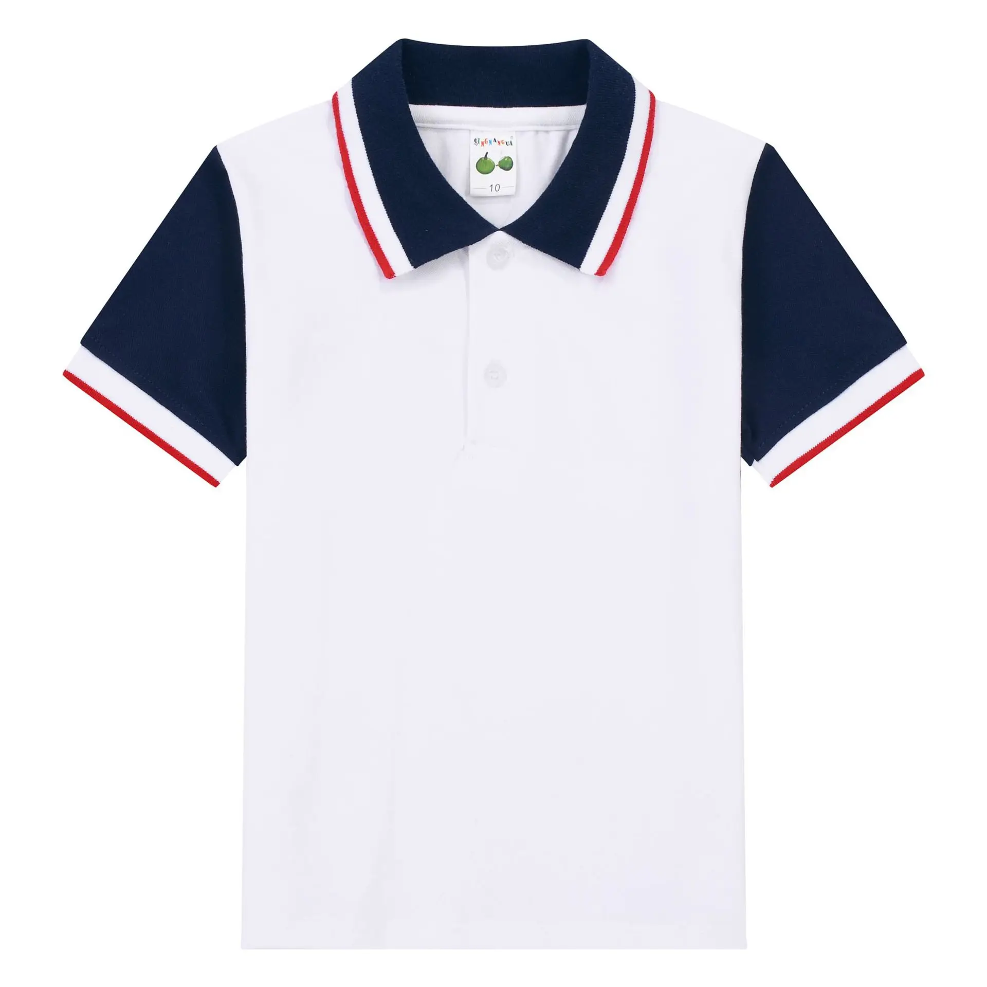 2024 New Children Polo Shirt Solid Kids Boys Polo Shirts Korea Fashion Boys Designer Clothes School Uniform 2-14 Years