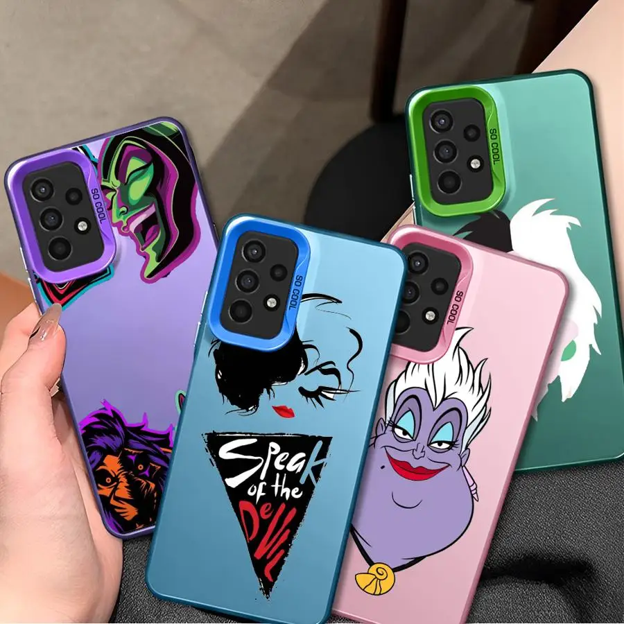 Queen Art Disney Case for Samsung Galaxy A33 A54 A12 A52 A15 A55 A14 A53 A13 A32 A22 A23 A34 A25 A24 A42 A21s Cover