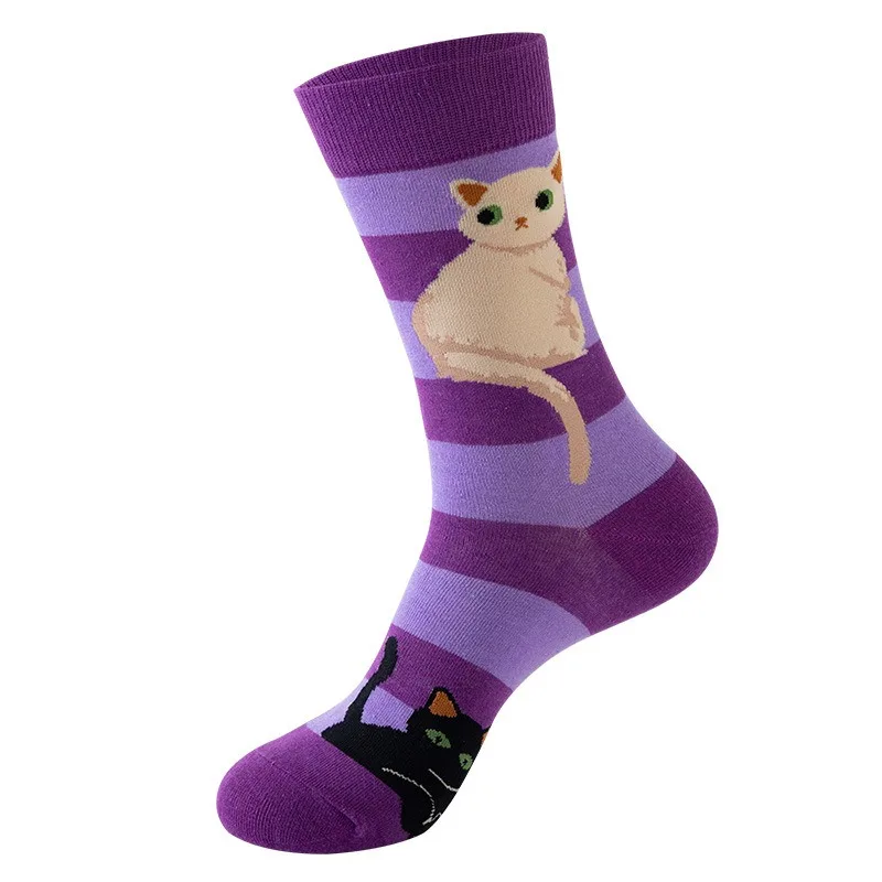 Fun Socks,Funny Socks for Men Novelty Crazy Crew Dress Socks,Cool Cute Animal Food Graphic Animal Socks