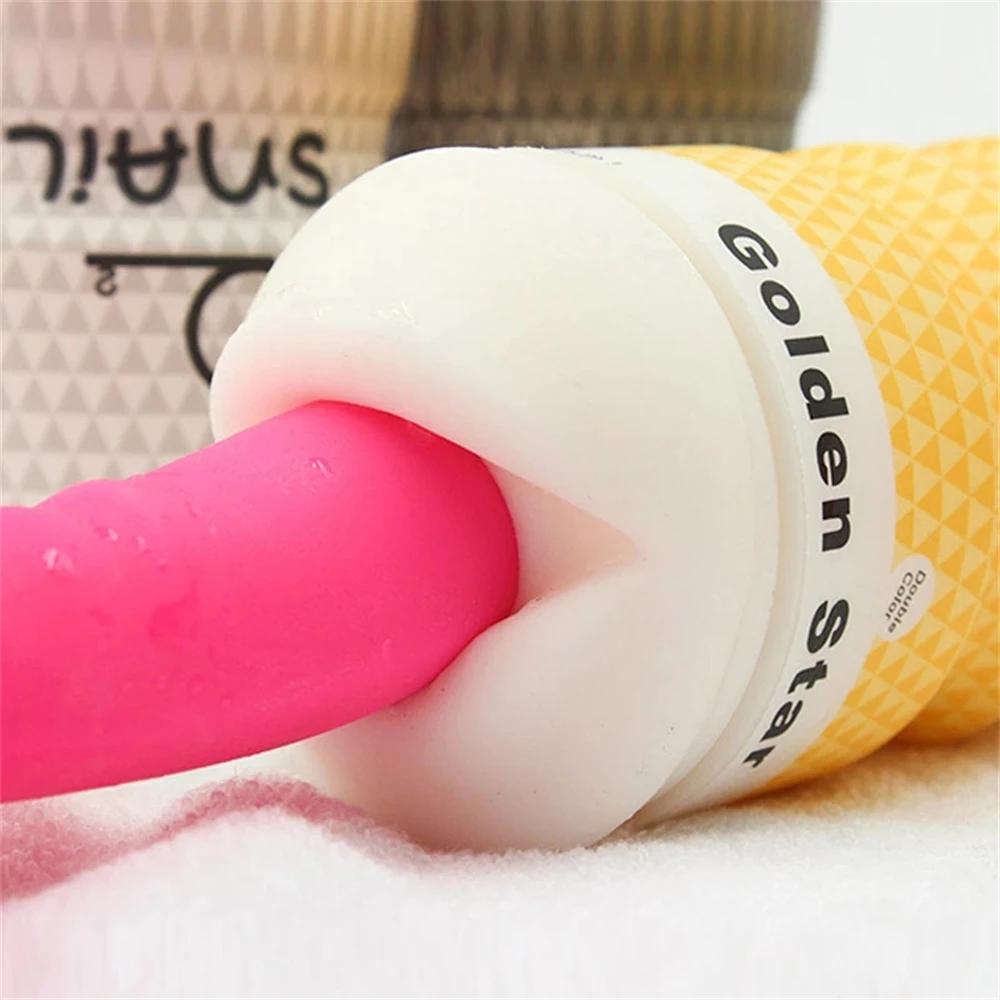 Male Masturbator Cup Vagina Masturbation Device Soft Silicone Adult Endurance Exercise Sex Products Vacuum Pocket Cup for Men