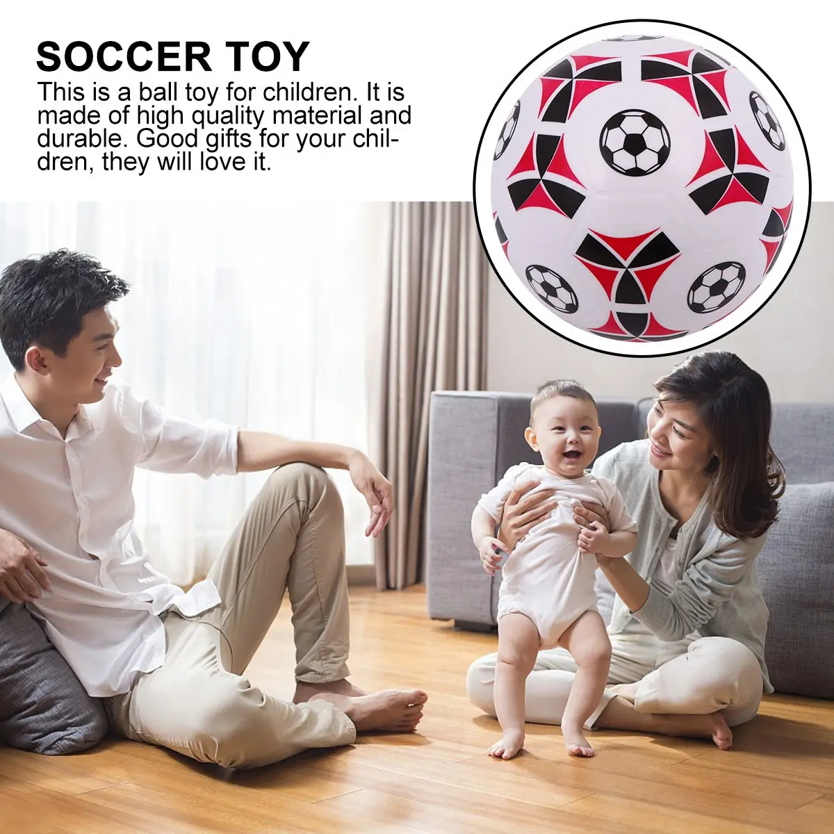 8 .5 Pat The Ball Soccer Toy Football Beach Kids Inflatable Sports Toys Mini PVC