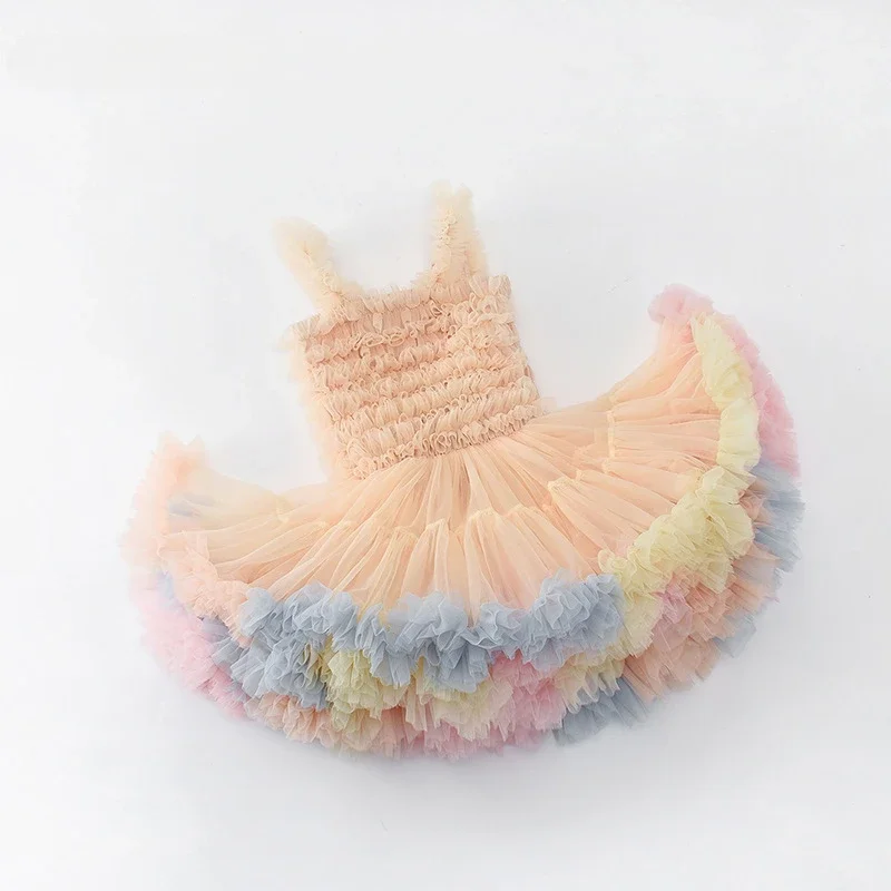 Falda de conejo para niña, vestido de bebé, tutú de tul de pastel de súper Hada, vestido de princesa para fiesta de cumpleaños para niños