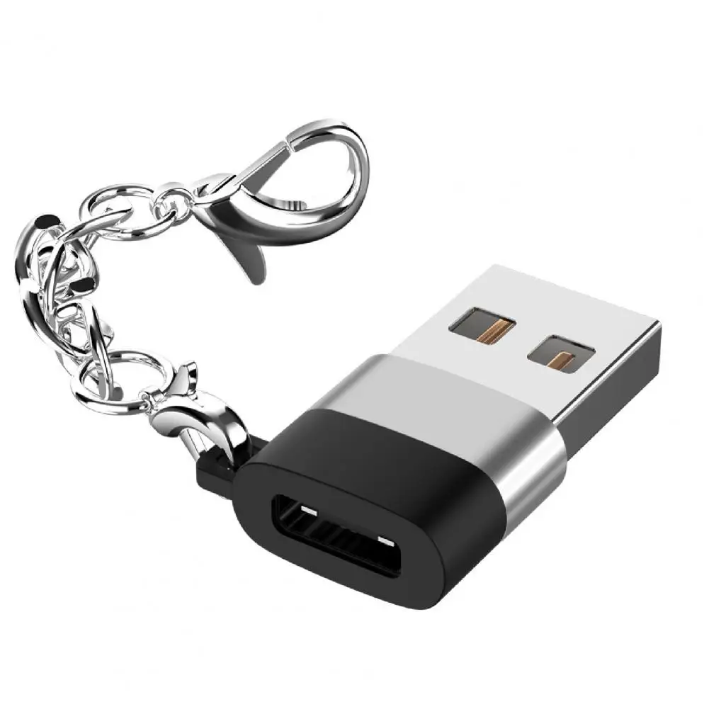 USB Adapter Transmission Data Portable f Metal Type-C Converter USB Male to Female for Tablet PC