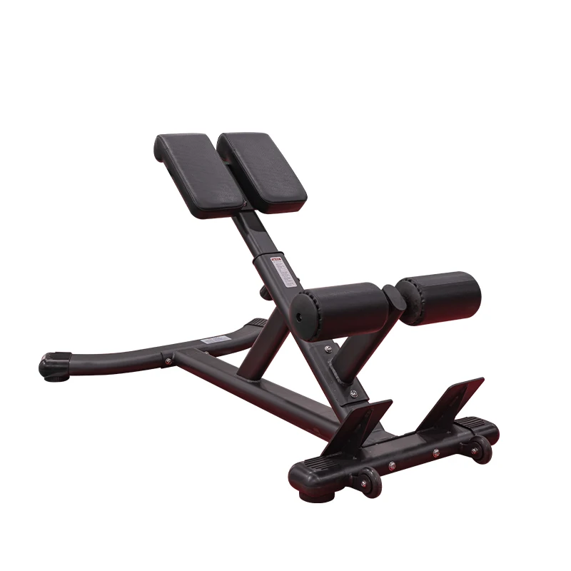 Commercial Durable Steel Roman Chair Bench Foldable High Load Bearing Fitness Training Home Custom Logo Hip Extension