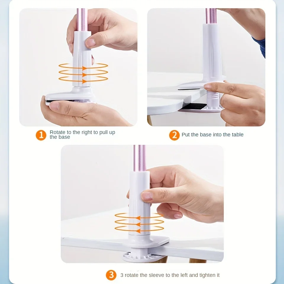 مكتب حامل مجفف شعر ، حامل كسول ، منظم مجفف شعر ، مشبك مكتب دوار s° للحيوانات الأليفة والكلاب والقطط
