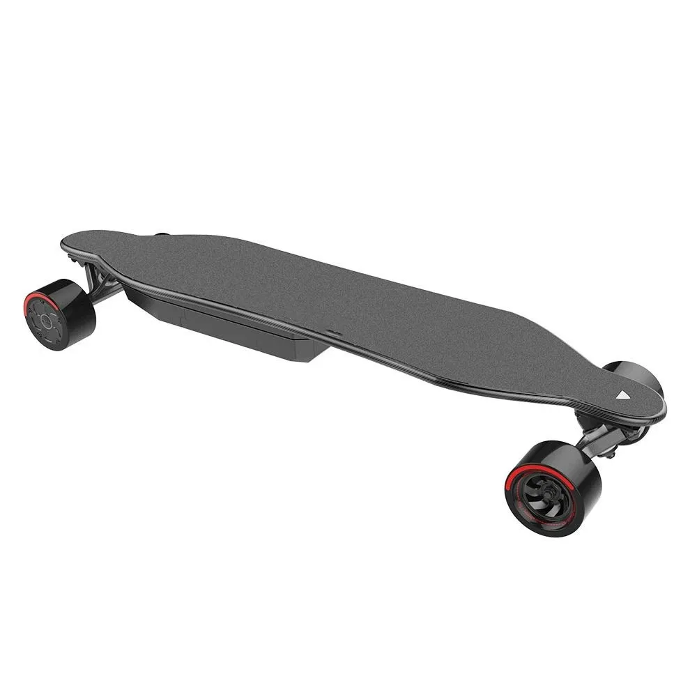 أسود أفضل لوح تزلج كهربائي 2025 طويل المدى 4 عجلة Longboard لوح التزلج سطح السفينة رخيصة الثمن 600 واط * 2 محور المحرك للكبار #1