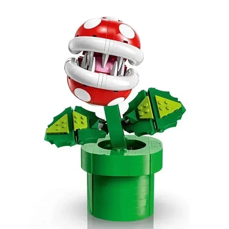

New Potted Plants Flame Flowers Game Model Building Blocks Bricks Compatible 71426 Assembled Children Educational Kid Toys Gifts