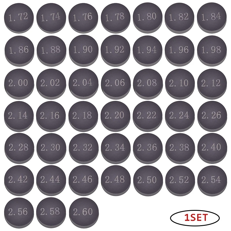 45pcs/90pcs/135pcs 8.85mm-8.9mm Motorcycle Engine Part Adjustable Valve Shim Complete Refill Kit for 250 350SXF XCF Freeride 350