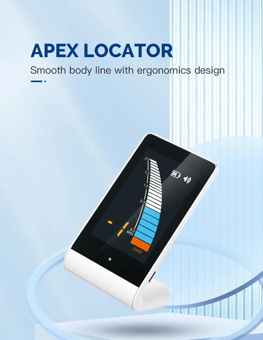 AZDENT Dentaler Wurzelkanal-Apex-Lokalisator, Endo-Apex-Ortungsgerät, Intelligentes Tragbares Messgerät, Zahnmedizinische Ausrüstung für Zahnärzte – Detail 1