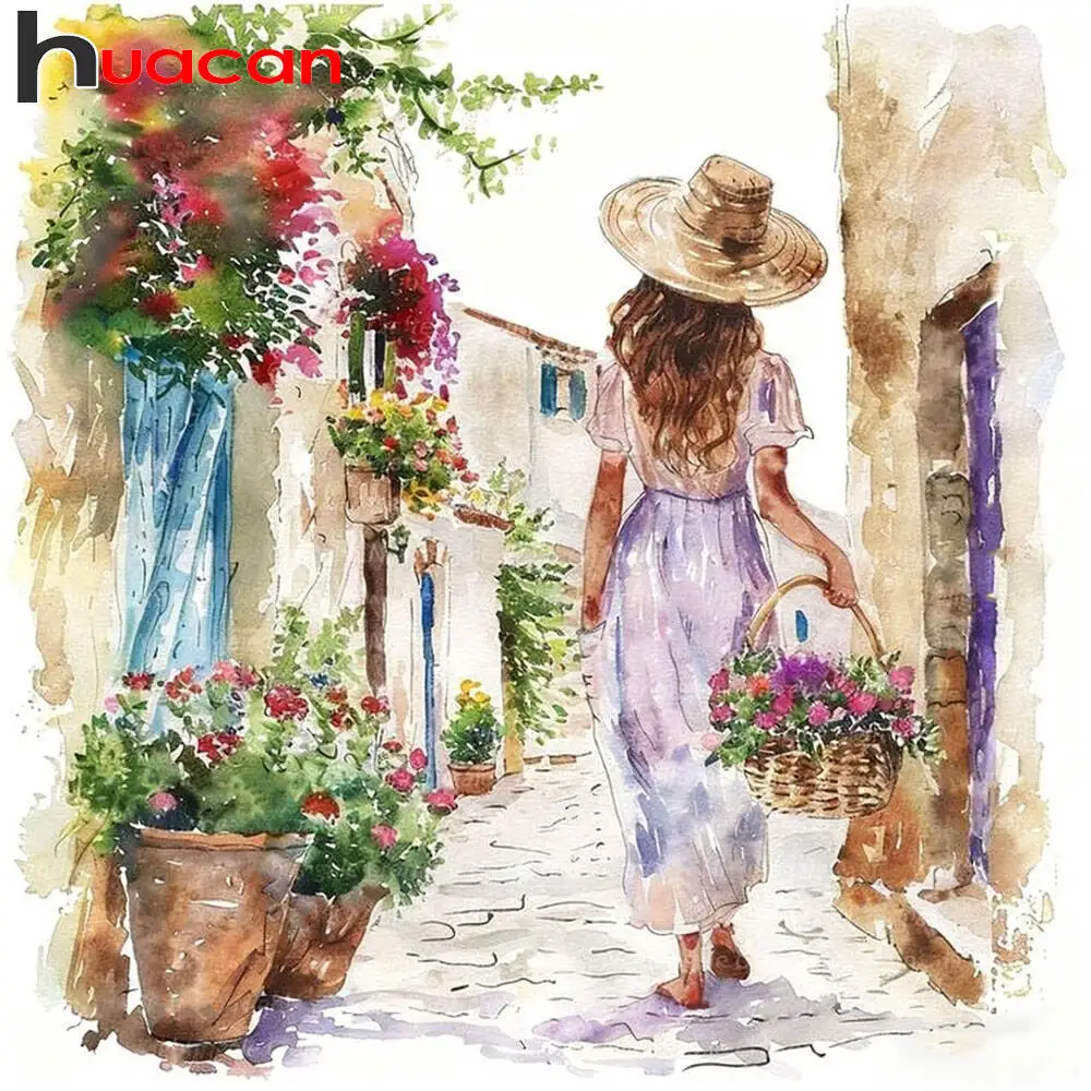 Huacan 2025, neue Kollektion, Diamant-Gemälde, Delphin, Himmel, Diamant-Stickerei, Meer, Sonnenuntergang, Mosaik, Kunst, Dekoration, Gemälde