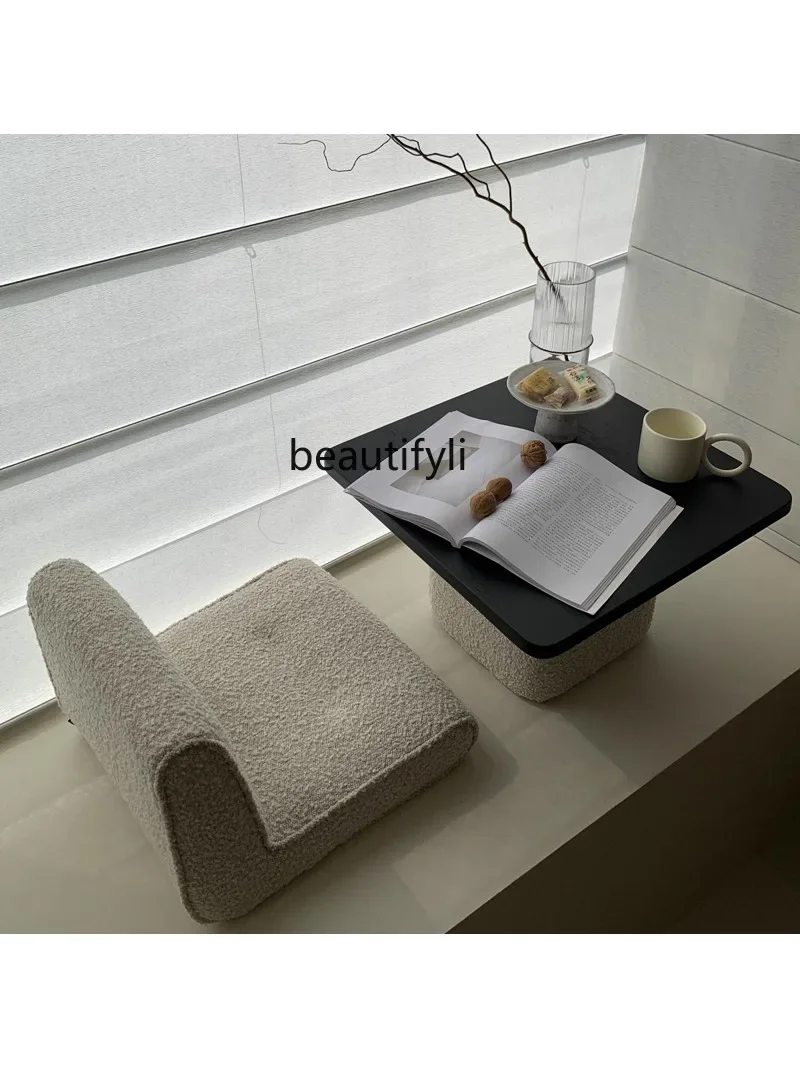 

ss7304 Bay Window Table and Chair Japanese Tatami Combination Solid Wood Low Table Simple Nordic Small Coffee Table