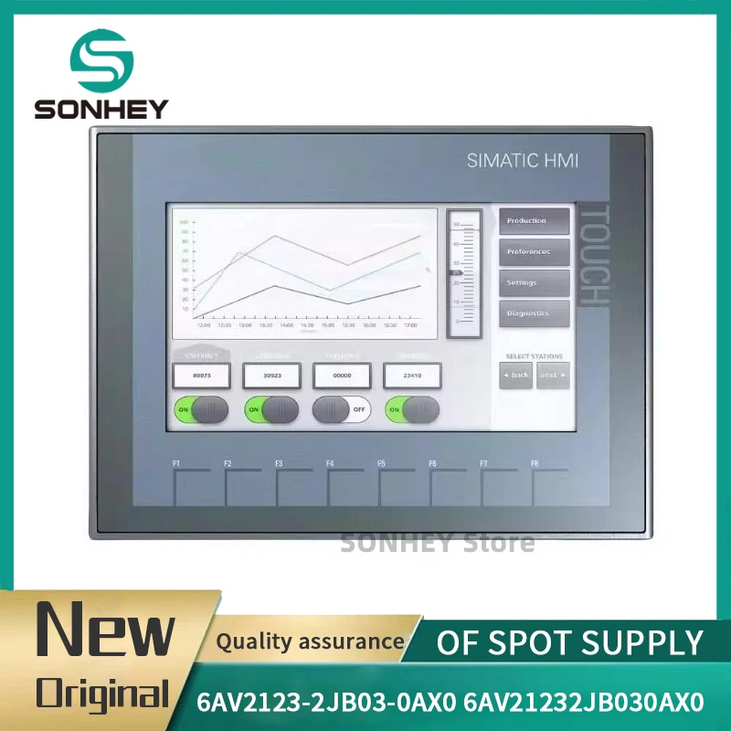 

6AV2123-2JB03-0AX0 6AV21232JB030AX0 SIMATIC HMI, KTP900 Basic, Basic Panel, Key/touch operation Original Brand New