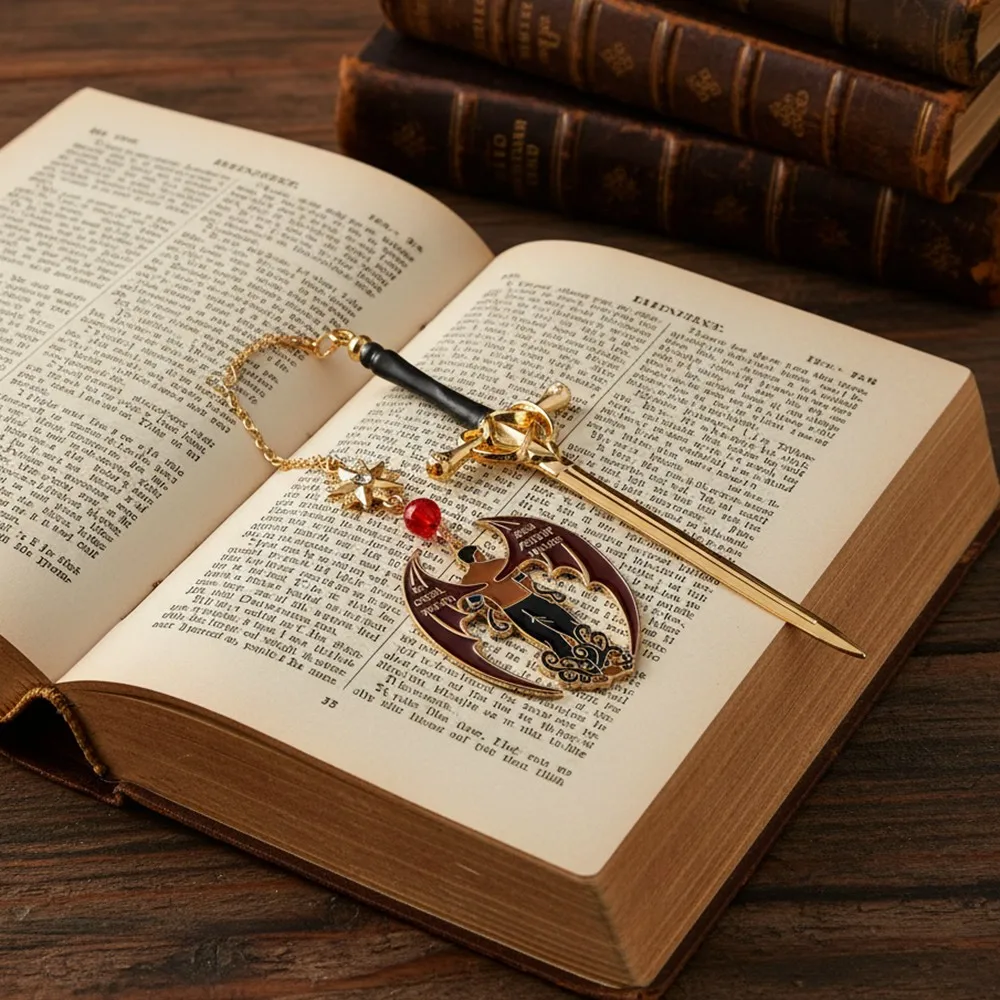 Acotar Night Court Bat Boy Spada Segnalibri Fantasy Fanfiction Segnapagina Decorazioni per libri Amanti della letteratura Regali fantastici