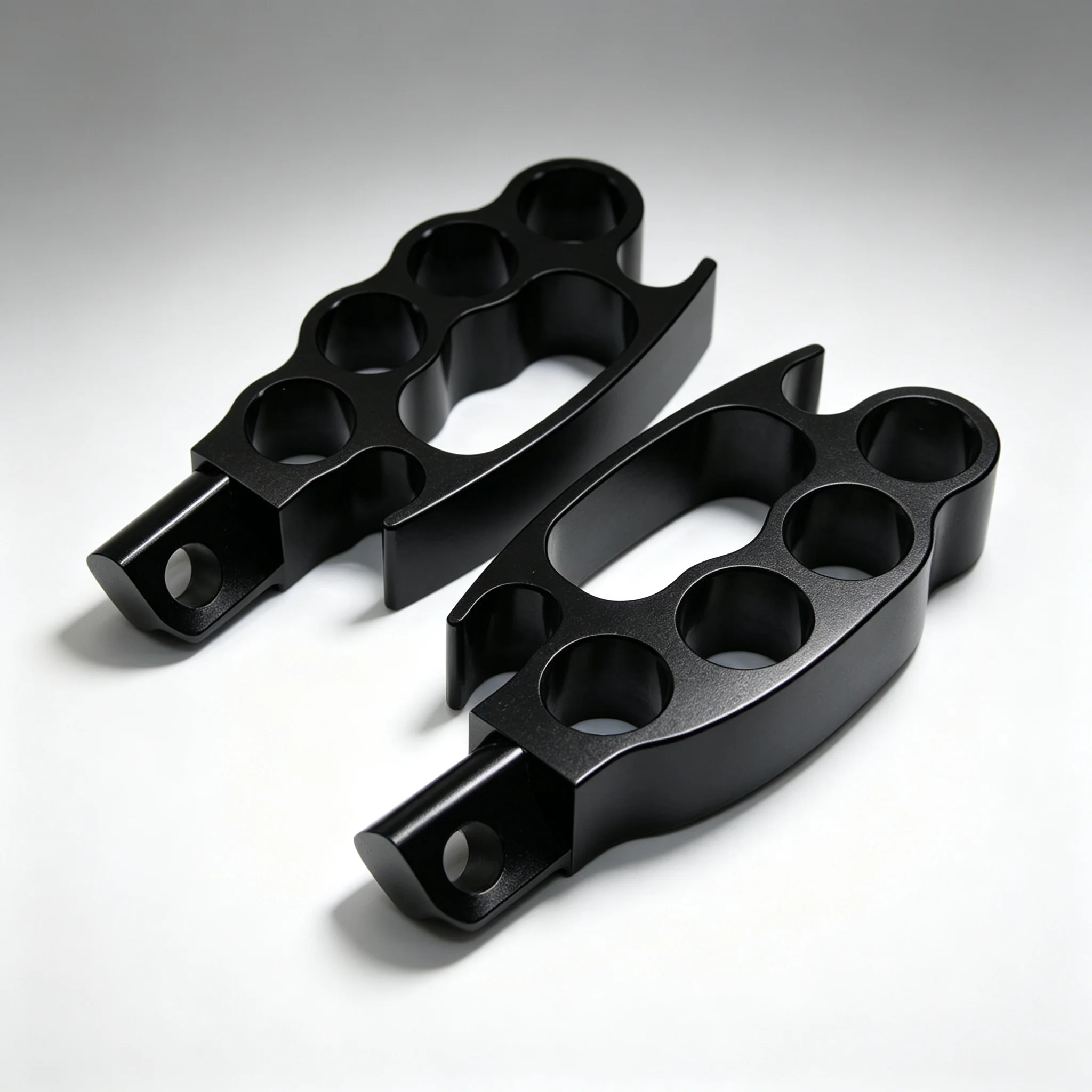 Motorcycle Foot Pegs for Harley, Custom Catwalk Style Footrests, Universal Replacement Rear Foot Pegs for Cruiser Bikes