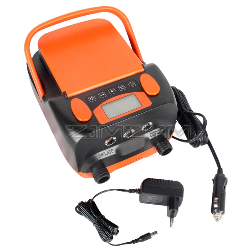 HT-790 Electric Inflatable Pump Intelligent Double Stage Air Pump Electric Air Pump Deflatable Inflatable Pump 12V/110W 16PSI