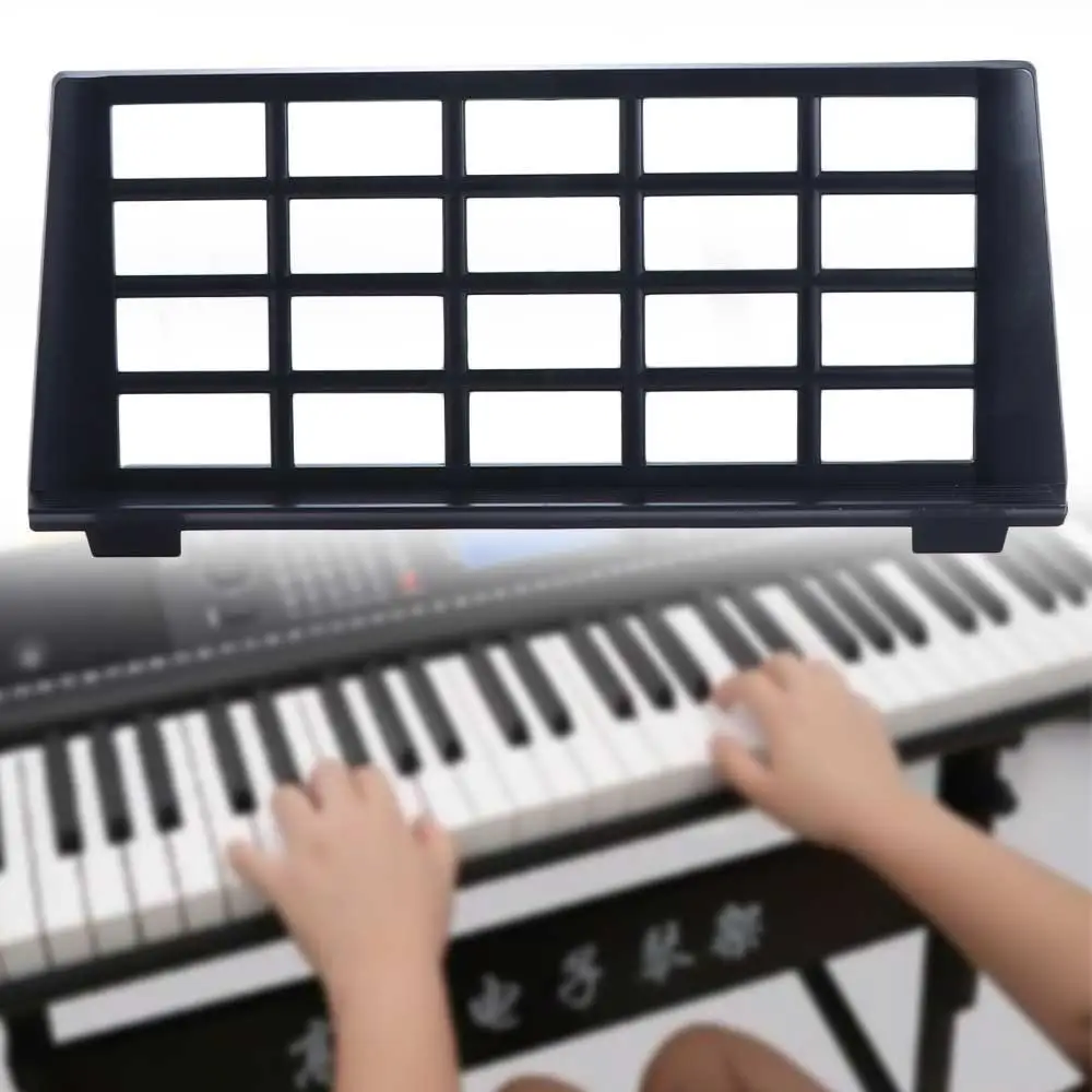 Soporte para libros, teclado, soporte para partituras musicales, práctica de Piano Digital, soporte para hojas de órgano electrónico, fácil instalación Universal