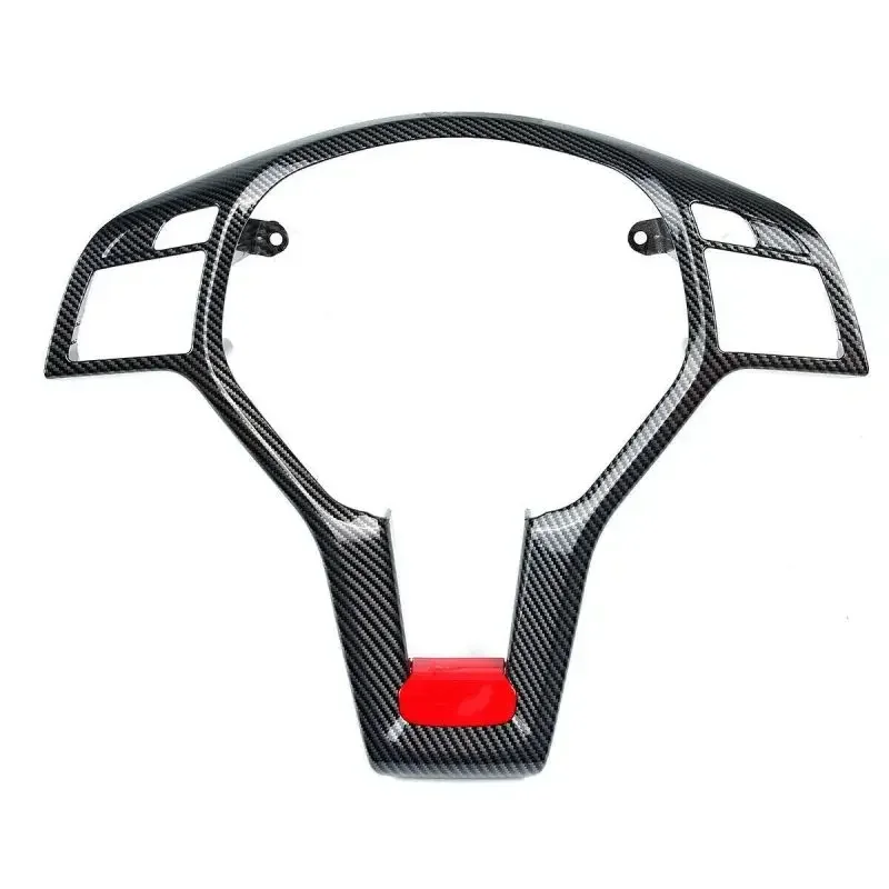 For Mercedes Benz C E CLA CLASS W204 W212 W117 C172 C218 C63 E63 2012-2014 For AMG Style Car Steering Wheel Frame Trim Cover ABS view 4