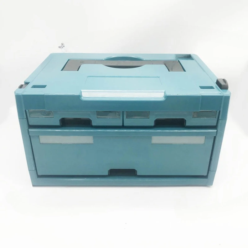 

Combination plastic box Stacked toolbox Multifunctional suitcase Folding storage hardware