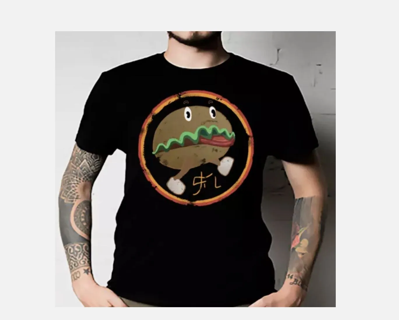 

Nona the Ninth - Burger T-Shirt UNISEX ALL SIZE