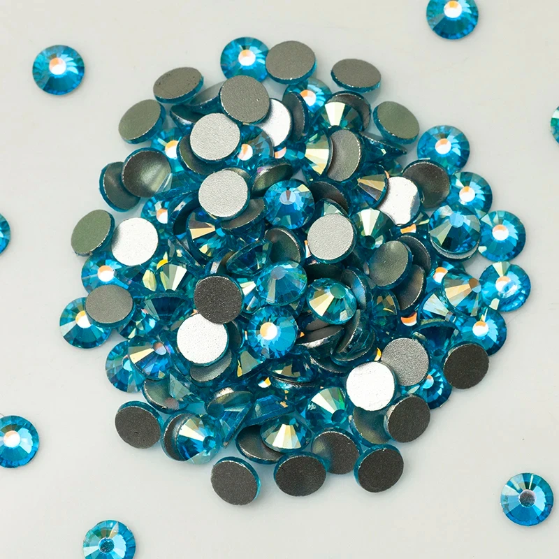 

14400 шт. эффект AB цвета без горячей фиксации стразы стразы кристалл пикси для одежды дизайн ногтей одежда украшение платья