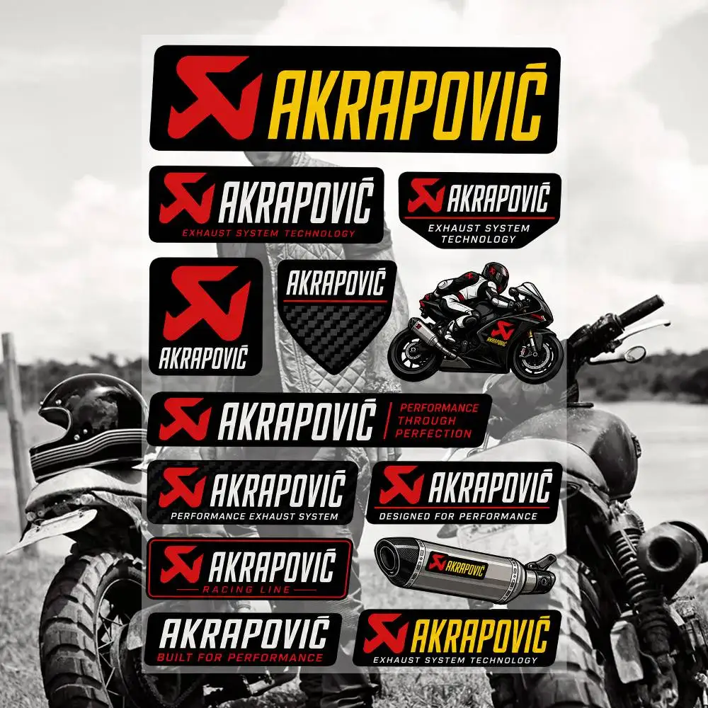 A-krA-P-ovi-C- Pegatinas de PVC Impermeables con Diseño de Graffiti Estético para Coche, Motocicleta, Patineta, Casco, Cuaderno