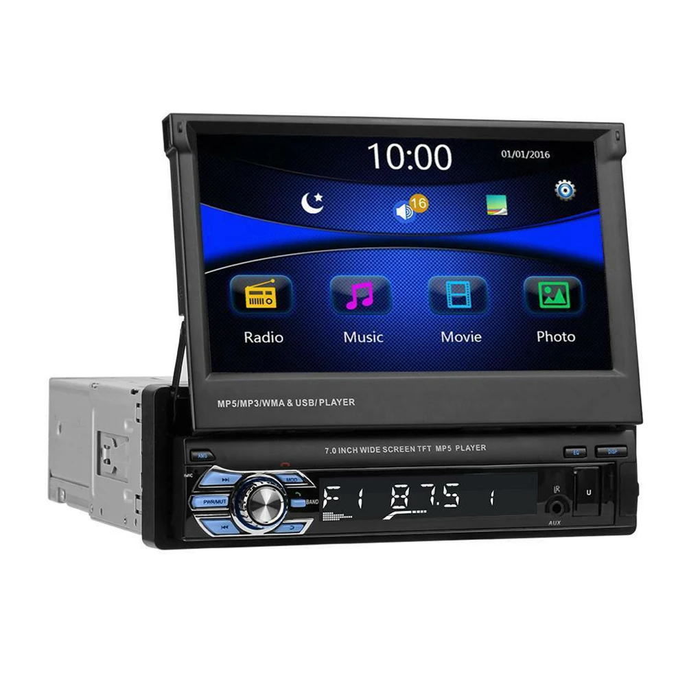 Car Radio 7-inch Touch Screen For Better Navigation Loudness Switch