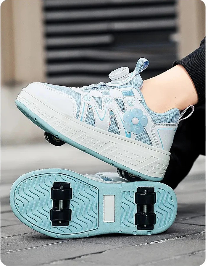 

Новые кроссовки, четырехколесные детские роликовые коньки для девочек, съемная обувь на колесах, роликовые коньки для девочек, детские кроссовки