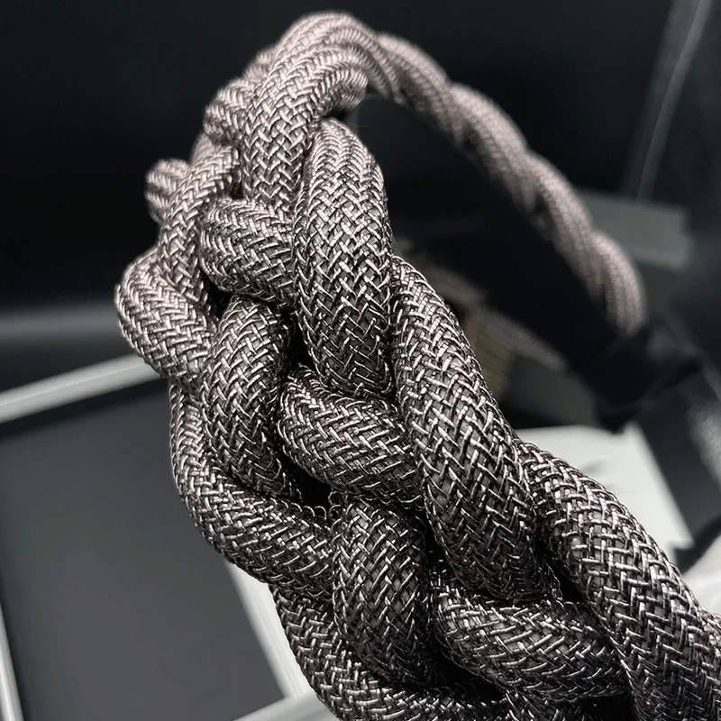 Hochwertige, dicke, geflochtene Haarspange für Damen, zum Abdecken weißer Haare, zum Waschen des Gesichts, Haarspange, Stirnband, Außenscheitelband – Detail 4