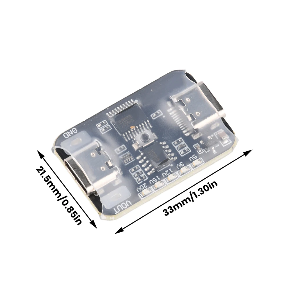 PD-Schnelllade-Attrappe-Modul mit einstellbarer Spannung 5V-20V Ausgang PD2.0/3.0 für Alterungstest von Typ-C-Ladegeräten – Detail 13