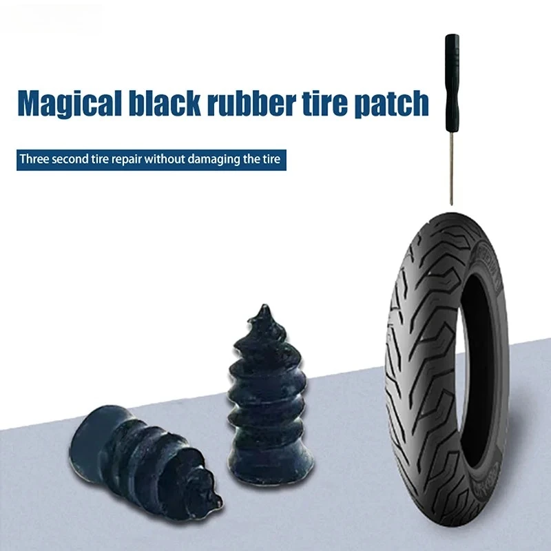 

10 шт., набор резиновых гвоздей для ремонта автомобильных шин, универсальный набор гвоздей для ремонта автомобильных мотоциклетных шин, инструмент для ремонта проколов шин грузовика, скутера, велосипеда