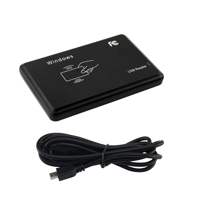 USB Card Reader sem Driver, Membership Card Swiping Device, Controle de Acesso, Plug and Play, RS232 Format ID e IC