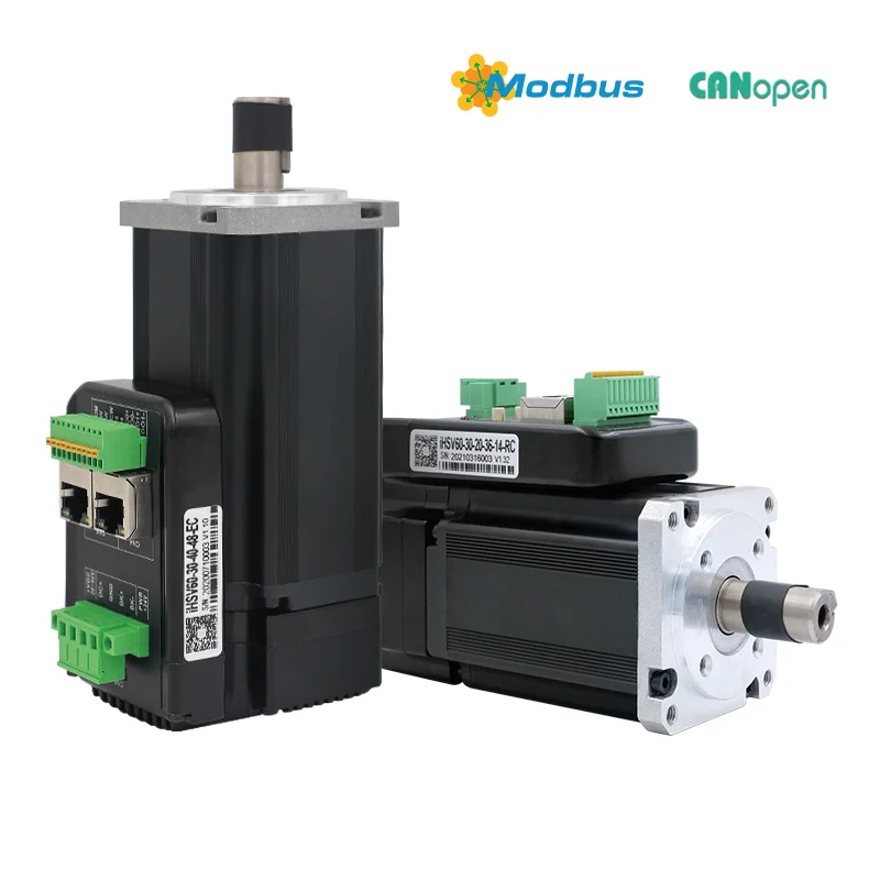 IHSV57-30-18-36-RC 36V 3000rpm 180W CANopen Integrated AC Servo Motor With 1000 Lines Encoder
