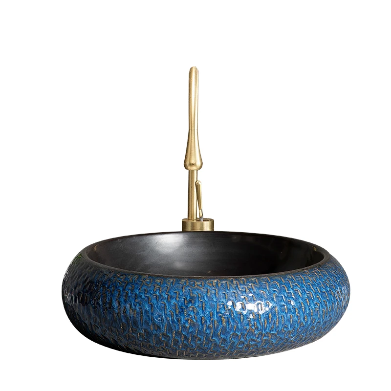 

B & B retro wind table basin household ceramic basin balcony bathroom washbasin