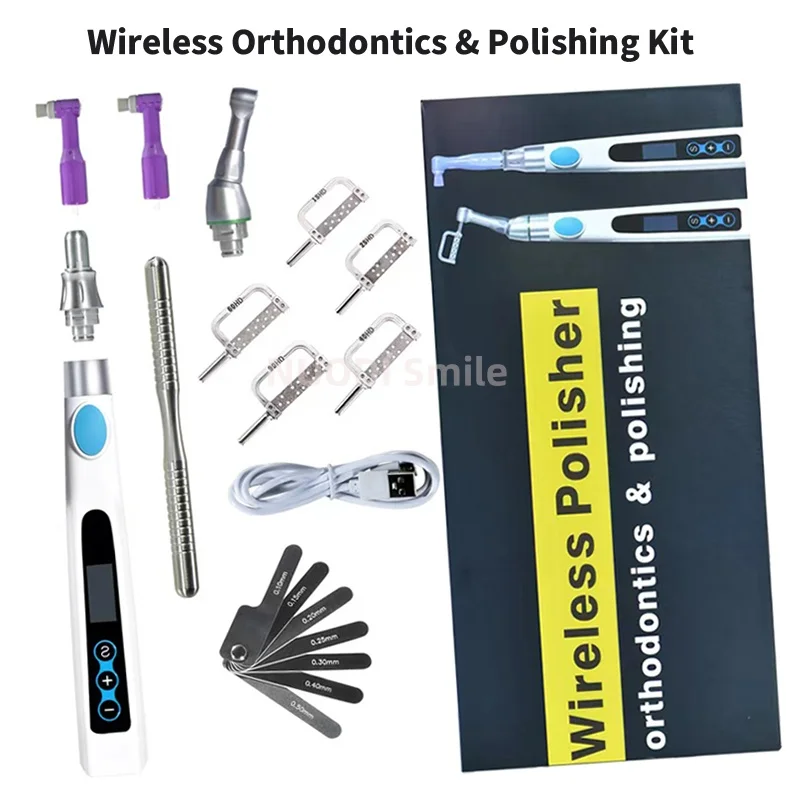 

Dental Electric Wireless IPR System Orthodontic & Polishing 2-in-1 Motor Tool Type-C Charging Port Dentistry Clinic Equipment