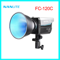 Nanlite FC-120C RGBWW Full-color LED Video Spot Light for Studio Photography Fill Lamp with NANLINK APP Control CRI 95 TLCI 94