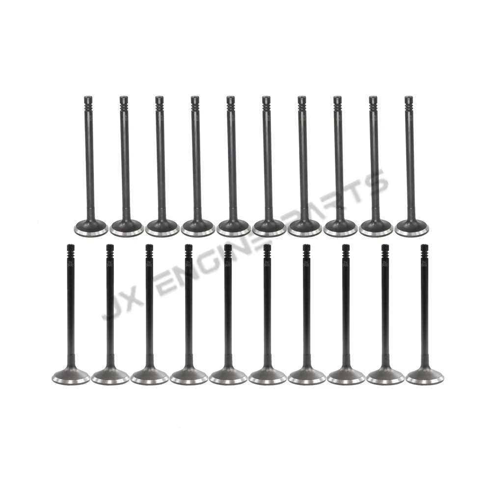 B5254T Engine Intake Exhaust Valve Set For Volvo 2.3 2.4 2.5 C30 C70 S40 S60 S80 V40 V50 V60 V70 XC60 XC70 2.4L 2.5L T5 L5 01-16