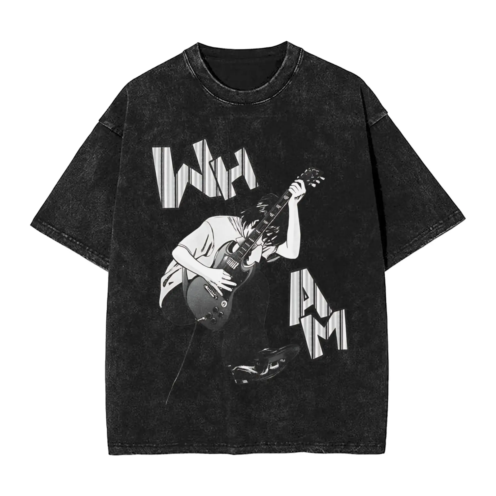 

Beck: Mongolian Chop Squad Washed T Shirts Streetwear Hip Hop Retro T-Shirt Tees Men Women Short Sleeve Streetwear