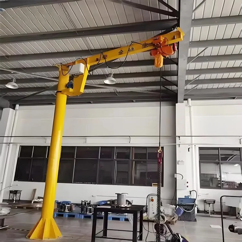 Industrial Heavy Duty 360° Rotation Slewing Arm Jib Crane 0.5Ton 1Ton 2Ton 3Ton With Custom Drawing Design Lifting Equipment