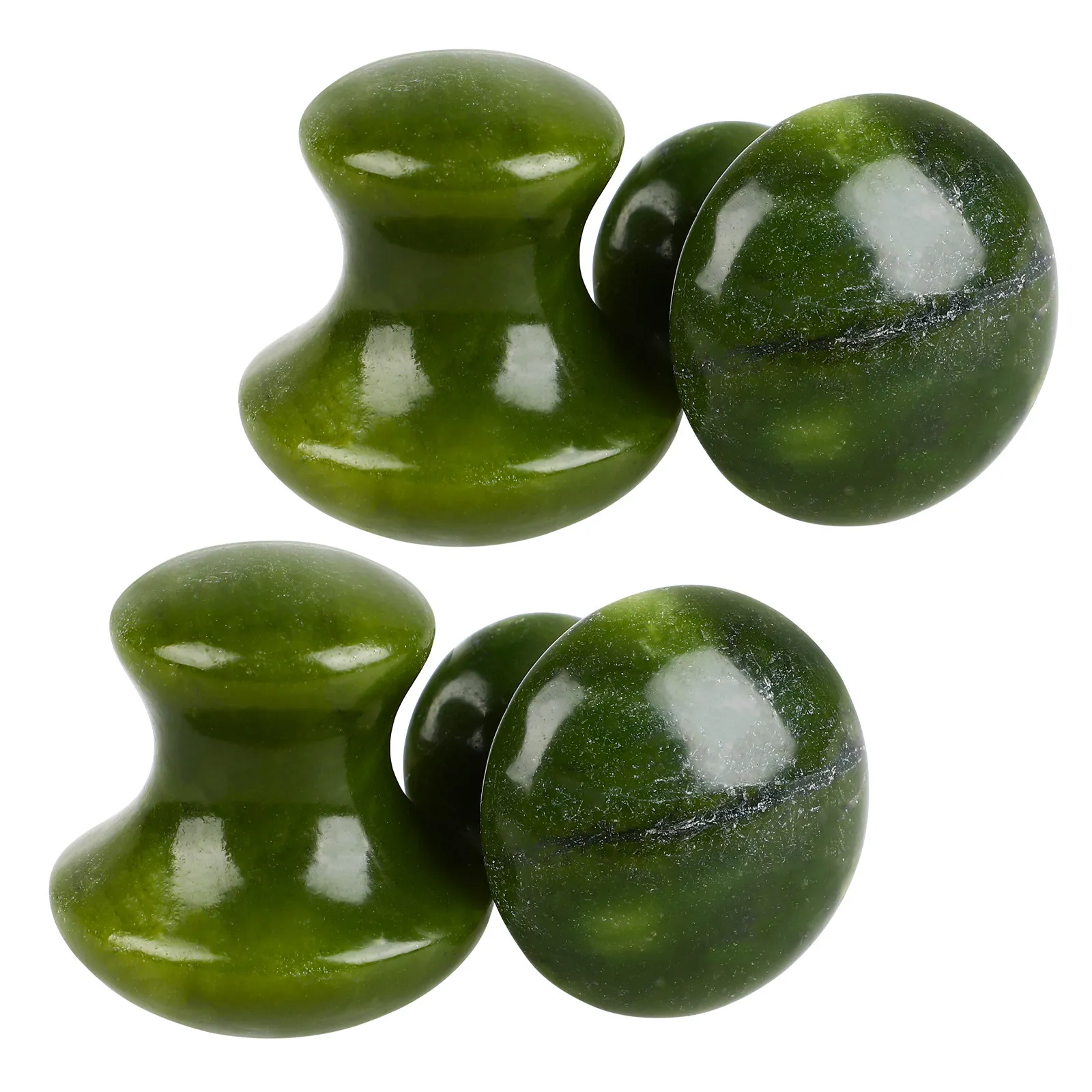 

4Pcs Mushroom Gua Sha Facial Stones Jade Massage Tool Home Spa Face Care Stone Massage for Anti Aging Circulation Firming